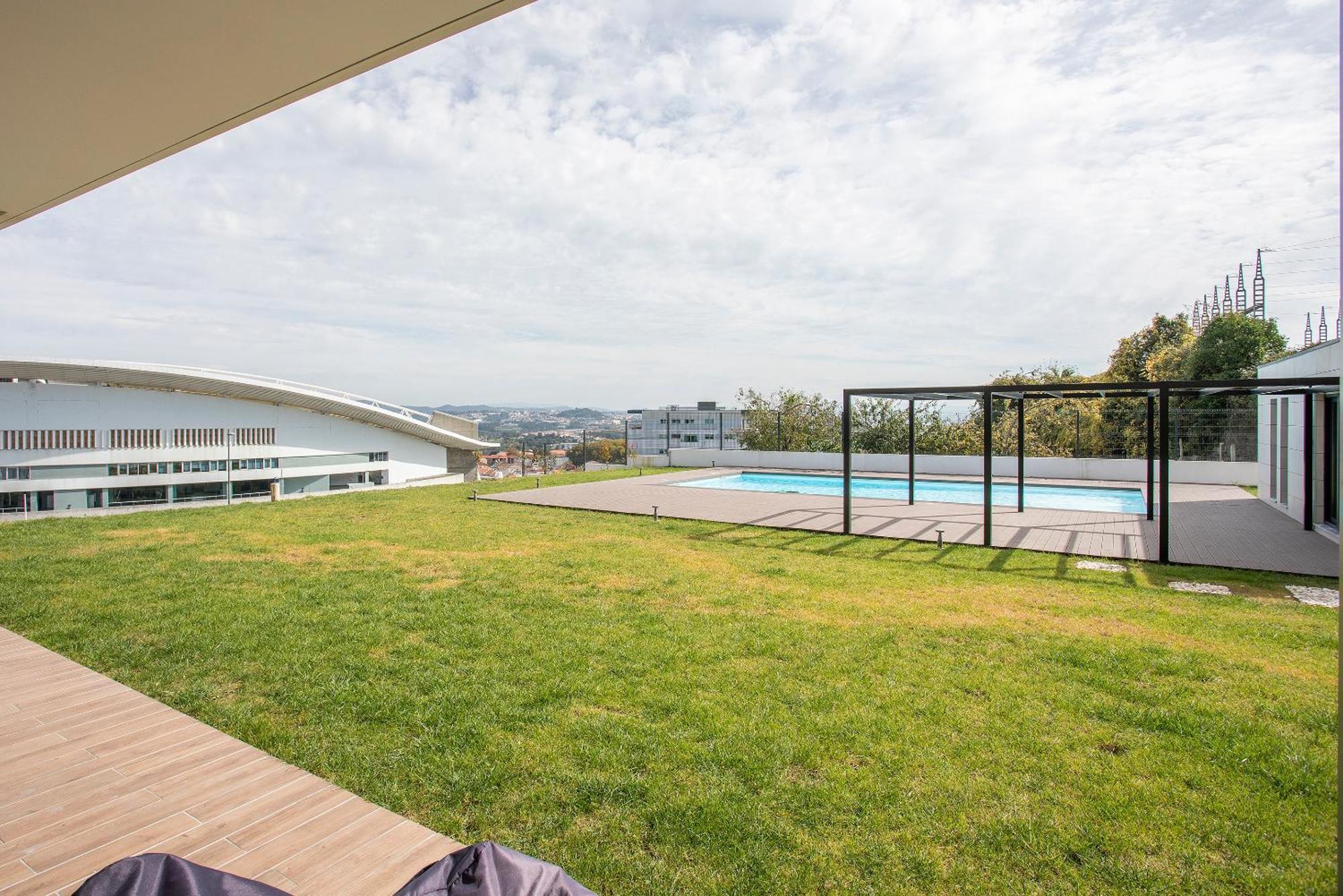 Ferienwohnung Liiiving In Porto - Dragao Pool View Exterior foto
