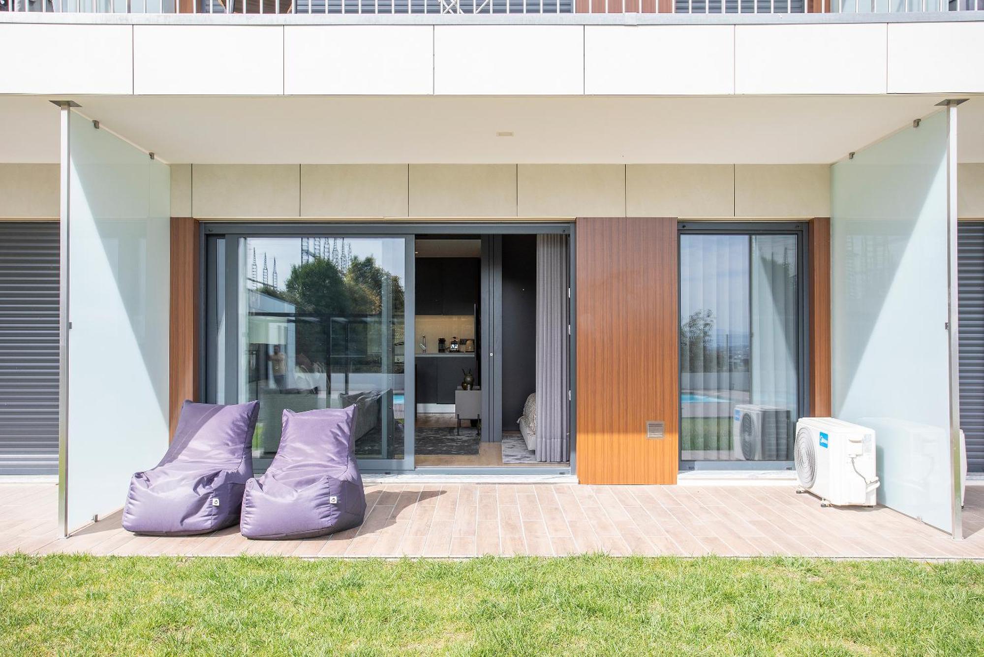 Ferienwohnung Liiiving In Porto - Dragao Pool View Exterior foto
